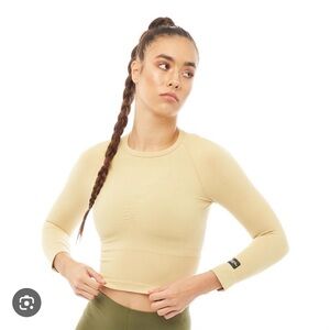 Adidas formation long sleeve cropped training top